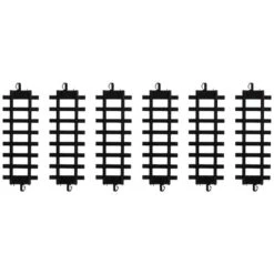 Northlight 10" Black Replacement Train Set Track Pieces, 12ct. -Northlight Sale Store D491610S 2