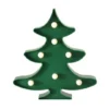 Northlight 8.75" Green Christmas Tree Marquee Wall Sign