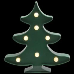Northlight 8.75" Green Christmas Tree Marquee Wall Sign 8 Northlight 8.75" Green Christmas Tree Marquee Wall Sign -Northlight Sale Store D491611S 3