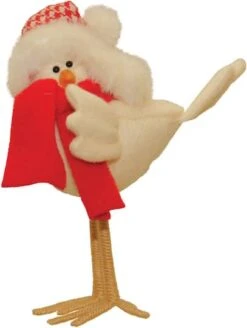 Northlight 8.5" Beige & Red Standing Bird With Scarf Christmas Tabletop Figurine -Northlight Sale Store D491653S 11