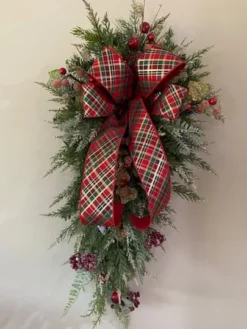 Northlight 48" Unlit Canadian Pine Christmas Teardrop Swag 19 Northlight 48" Unlit Canadian Pine Christmas Teardrop Swag -Northlight Sale Store D491668S 16