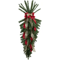 Northlight 60" Canadian Pine Christmas Teardrop Swag -Northlight Sale Store D491674S 14