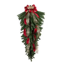 Northlight 60" Canadian Pine Christmas Teardrop Swag -Northlight Sale Store D491674S 15