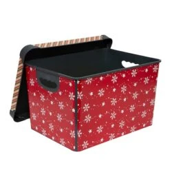 Simplify Santa's Elves Storage Tote Bin -Northlight Sale Store D492890S 12