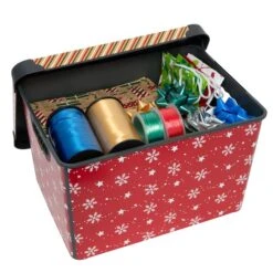 Simplify Santa's Elves Storage Tote Bin -Northlight Sale Store D492890S 14