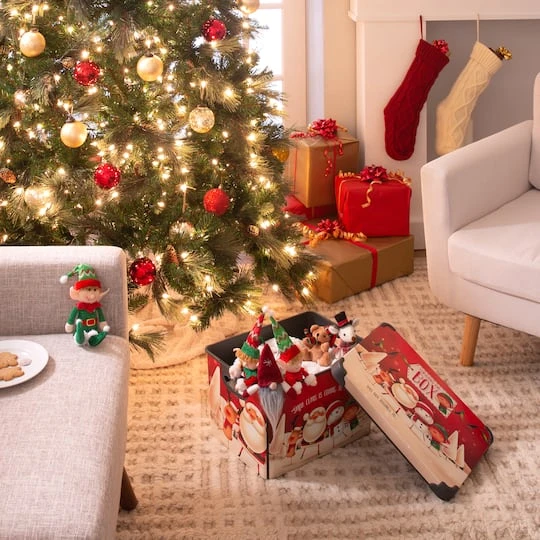 Simplify Santa Clause Is Coming To Town Storage Tote Bin 7 Simplify Santa Clause Is Coming To Town Storage Tote Bin - Image 7