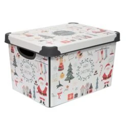 Simplify Happy Christmas Storage Tote Bin