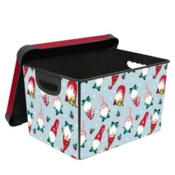 Simplify Happy Christmas Storage Tote Bin -Northlight Sale Store D492892S 20
