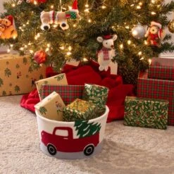 Simplify Round Felt Truck Tote -Northlight Sale Store D504267S 4