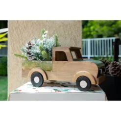 Christmas Mix In 17" Wood Truck -Northlight Sale Store D511156S 13