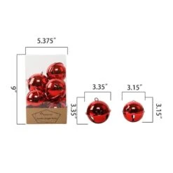 Flora Bunda® Red Jingle Bells Set -Northlight Sale Store D511177S 2