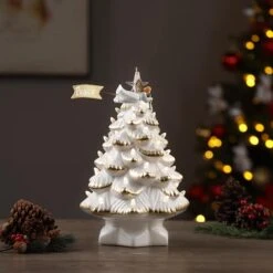 14" LED Angel Animated Nostalgic Tree -Northlight Sale Store D511917S 2