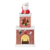 18" LED Animated Santa No.2 In Chimney