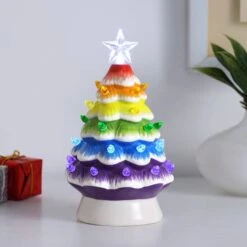 7" Nostalgic Ceramic Rainbow Tree -Northlight Sale Store D511939S 2