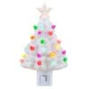 White Nostalgic Christmas Tree Nightlight, 2ct.