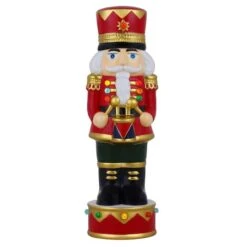12" Ceramic Nutcracker Drummer