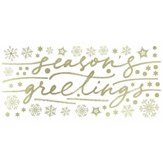 RoomMates Season's Greetings Peel And Stick Wall Decals 2 RoomMates Season's Greetings Peel And Stick Wall Decals - Image 2