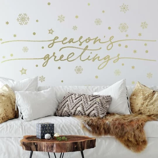 RoomMates Season's Greetings Peel And Stick Wall Decals 3 RoomMates Season's Greetings Peel And Stick Wall Decals - Image 3