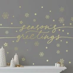 RoomMates Season's Greetings Peel And Stick Wall Decals 11 RoomMates Season's Greetings Peel And Stick Wall Decals -Northlight Sale Store D515182S 3