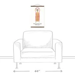 Dashing Snow Sled 12x18 Teak Hanging Canvas -Northlight Sale Store D517977S 3