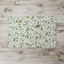 Sage Midmod Christmas Floor Mat 5 Sage Midmod Christmas Floor Mat -Northlight Sale Store D517996S 2