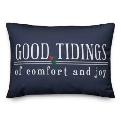 Good Tidings Of Comfort And Joy 14x20 Throw Pillow
