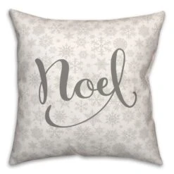 Noel Snowflake Pattern 18x18 Throw Pillow -Northlight Sale Store D518013S 1 1