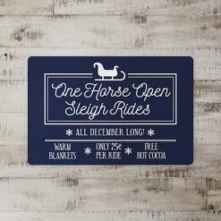 Sleigh Rides 27x18 Floor Mat -Northlight Sale Store D518022S 2