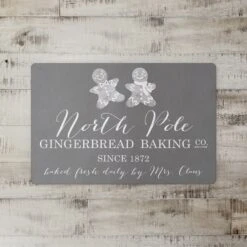 North Pole Gingerbread Co. 27x18 Floor Mat -Northlight Sale Store D518023S 2