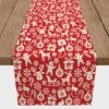 90" Christmas Icons Table Runner