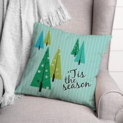 Tis The Season Trees 18x18 Throw Pillow -Northlight Sale Store D518057S 2