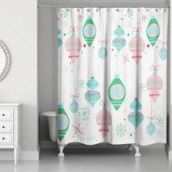 Retro Funky Ornaments Shower Curtain -Northlight Sale Store D518060S 2