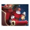 Santa In Sleigh Painting 8x10 Tabletop Canvas