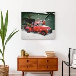 Santa Packing The Truck 24x20 Canvas Wall Art -Northlight Sale Store D518094S 4