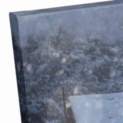 Christmas Cottage Canvas Wall Art -Northlight Sale Store D518096S 3