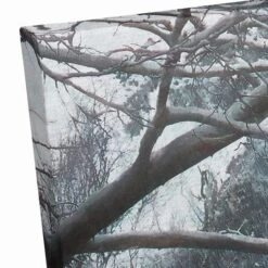 Black Barn With Wreath 36x36 Canvas Wall Art -Northlight Sale Store D518107S 3