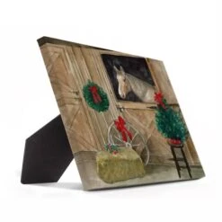 Christmas Horse Tabletop Canvas -Northlight Sale Store D518111S 2