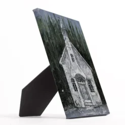 Winter & Christmas Church Tabletop Canvas -Northlight Sale Store D518112S 2