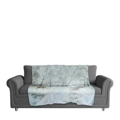 Doe Walking In The Snow 50x60 Coral Fleece Blanket 7 Doe Walking In The Snow 50x60 Coral Fleece Blanket -Northlight Sale Store D518120S 3