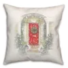 Home For Holidays Door 18x18 Throw Pillow