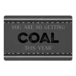 So Getting Coal 27x18 Floor Mat
