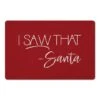 Santa Saw That 27x18 Floor Mat