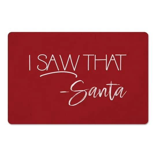 Santa Saw That 27x18 Floor Mat 1 Santa Saw That 27x18 Floor Mat