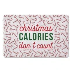 Christmas Calories Don't Count Floor Mat