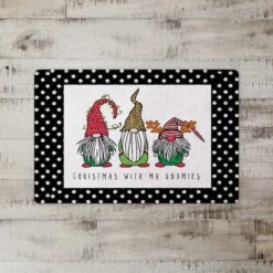 Christmas Is Coming Gnomes Floor Mat -Northlight Sale Store D518144S 2