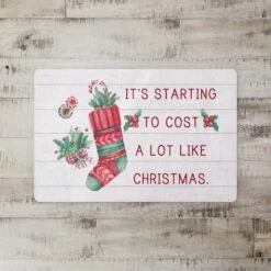 Cost A Lot Like Christmas Floor Mat -Northlight Sale Store D518145S 2