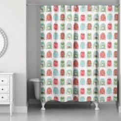 Ugly Sweater Pattern Shower Curtain -Northlight Sale Store D518168S 2