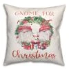 Gnomes For Christmas Throw Pillow