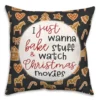 Christmas Movies Throw Pillow