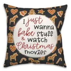 Christmas Movies Throw Pillow